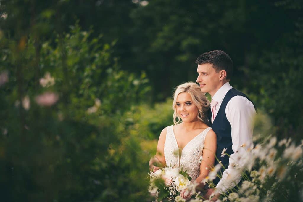 Bride &amp; Groom wedding photography at Priston Mill