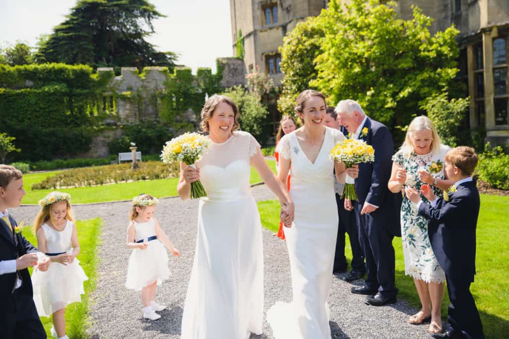 Same-sex Wedding Photography at Thornbury Castle Venue