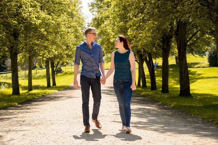 Engagement Photography Pre-Wedding Shoot at Ashton Court Bristol