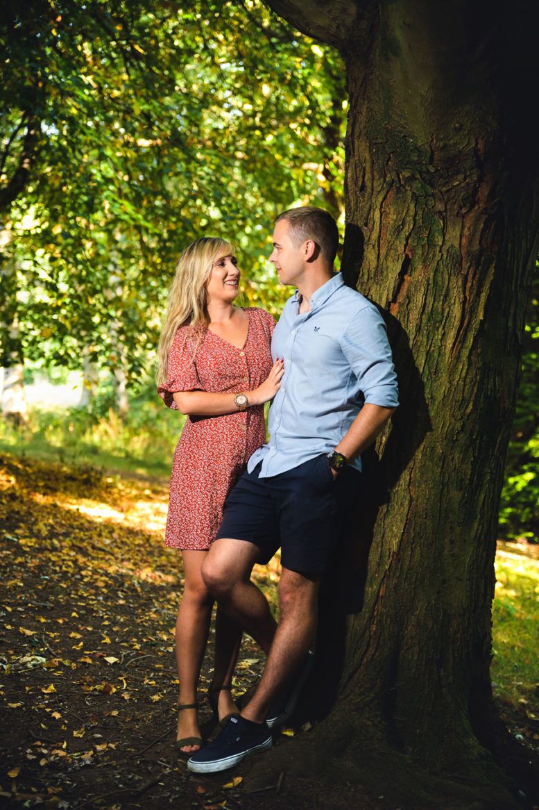 Engagement Photography Pre-Wedding Shoot at Vassells Park Bristol