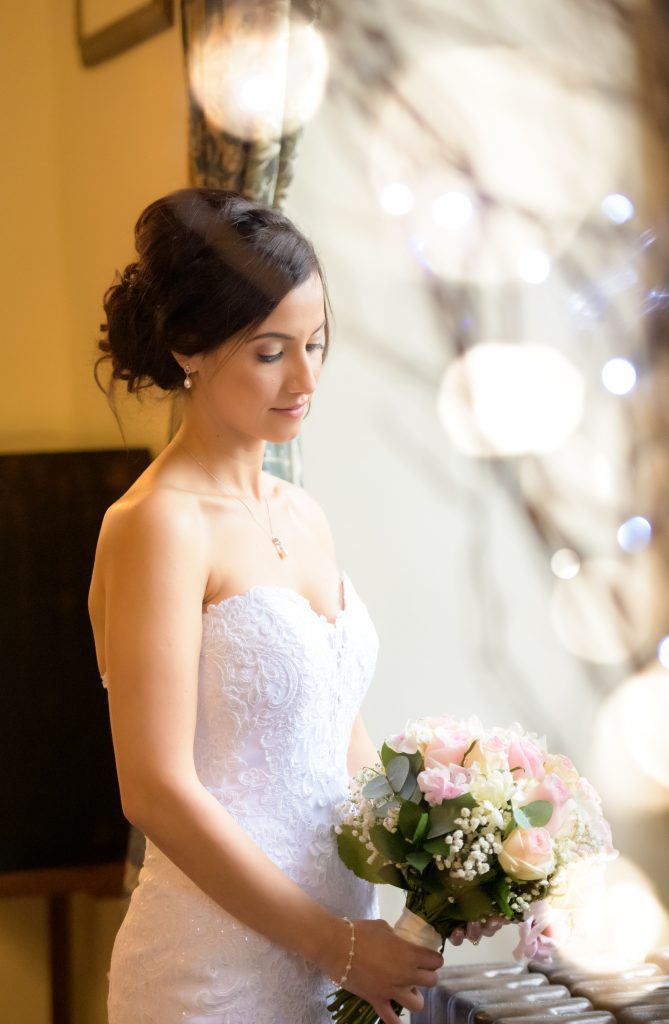 Beautiful bride, wedding photography at Clearwell Castle