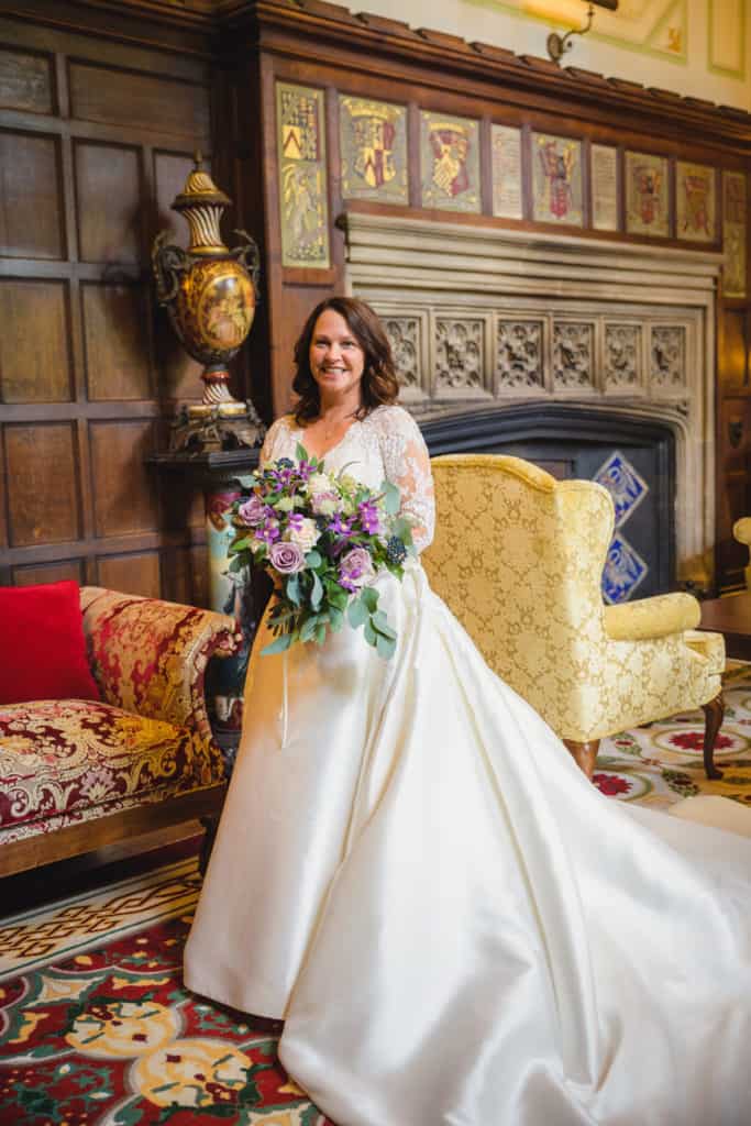 Bride Wedding Photography at Thornbury Castle Venue