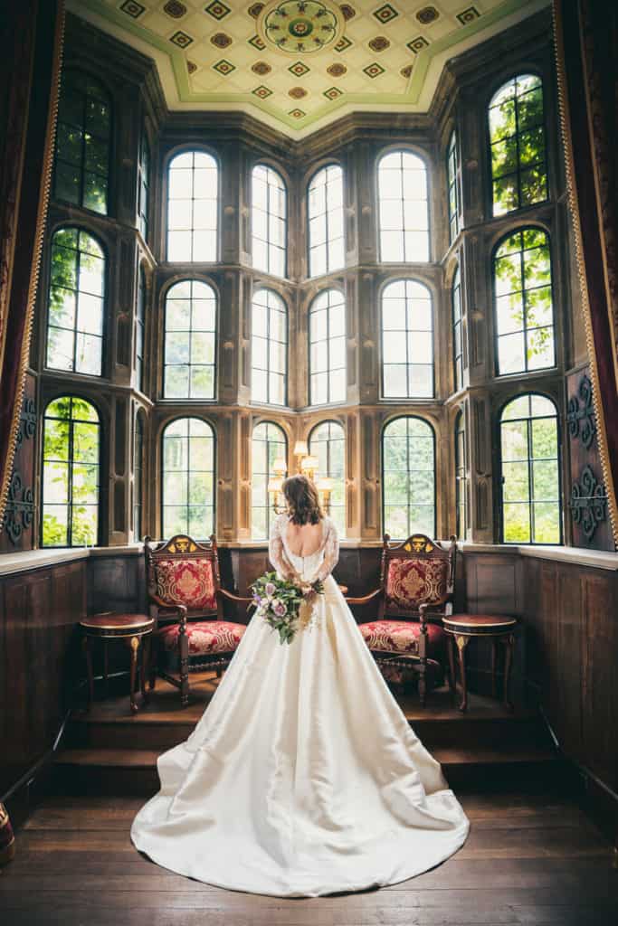 Bride Wedding Photography at Thornbury Castle Venue