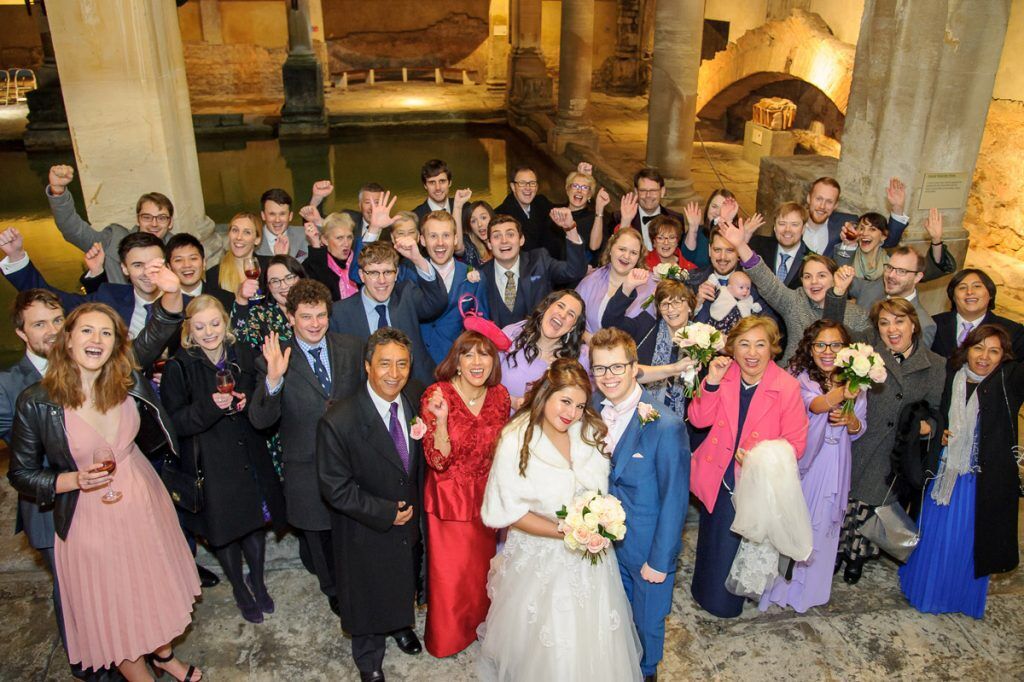Wedding Photography at The Roman Baths