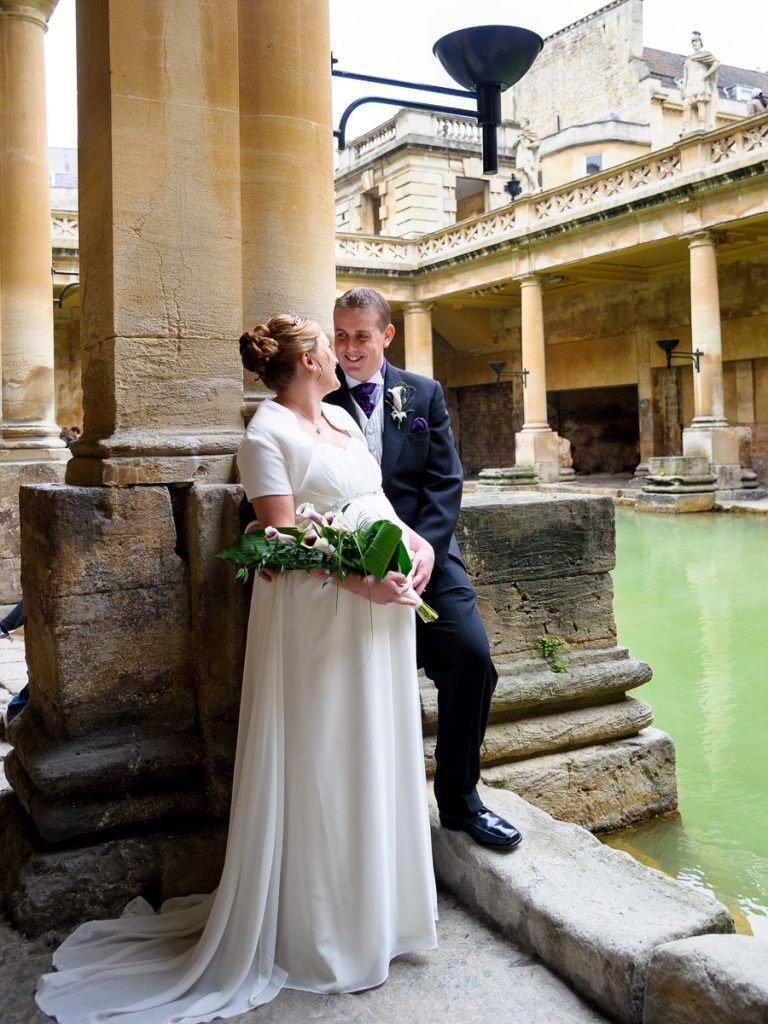 Wedding Photography at The Roman Baths