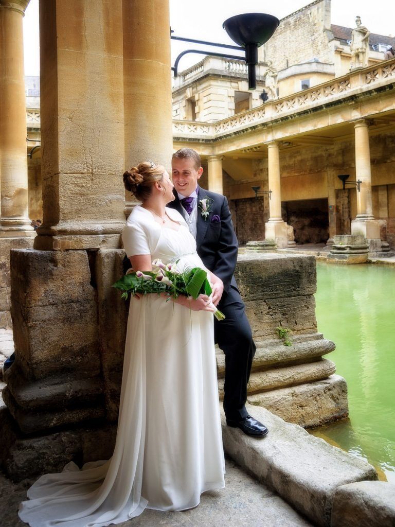 Wedding Photography at The Roman Baths