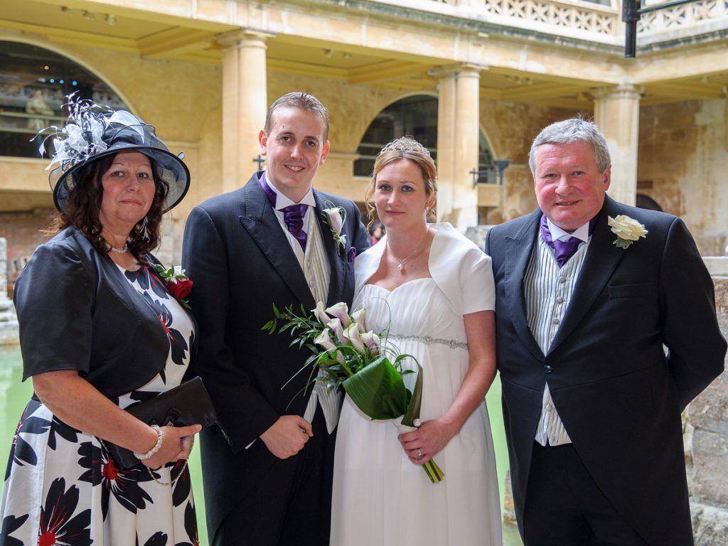 Wedding Photography at The Roman Baths