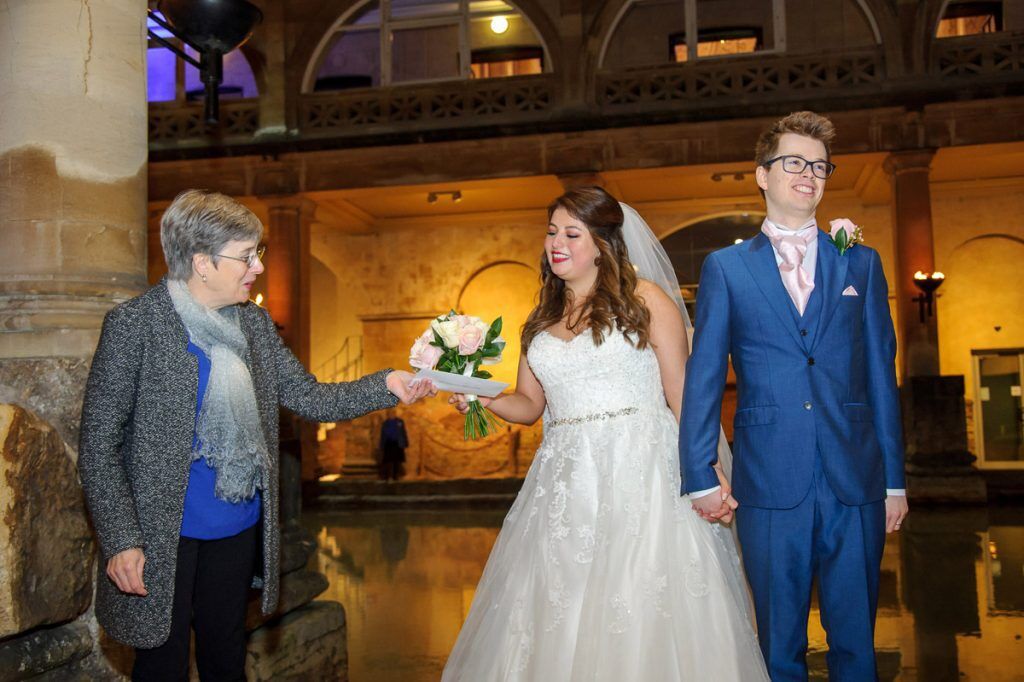 Wedding Photography at The Roman Baths