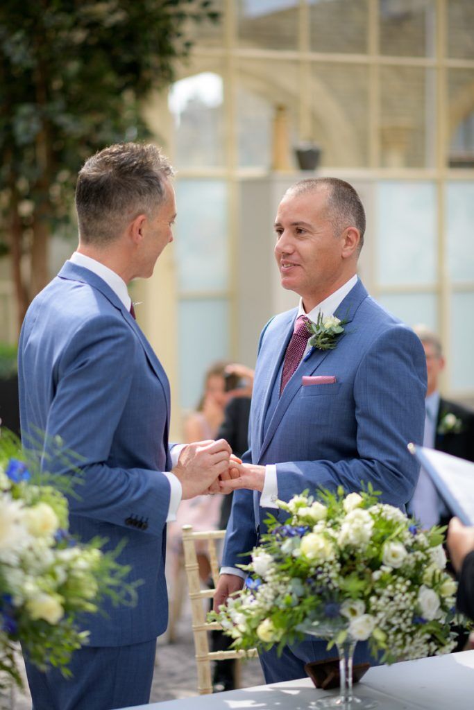 Gay Wedding Photography at Tortworth Court