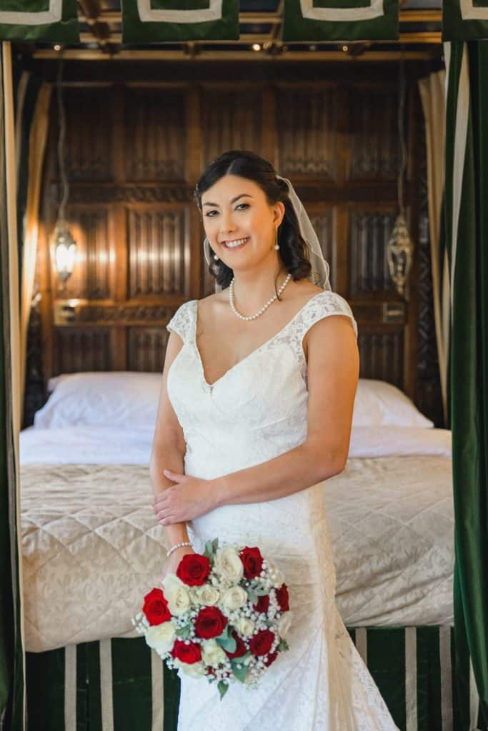 Bride Wedding Photography at Thornbury Castle Venue