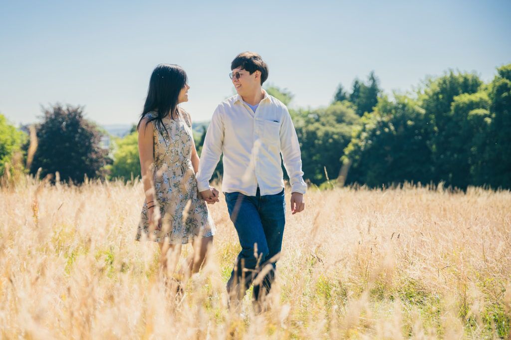 Engagement Photography Pre-Wedding Shoot at Ashton Court Bristol