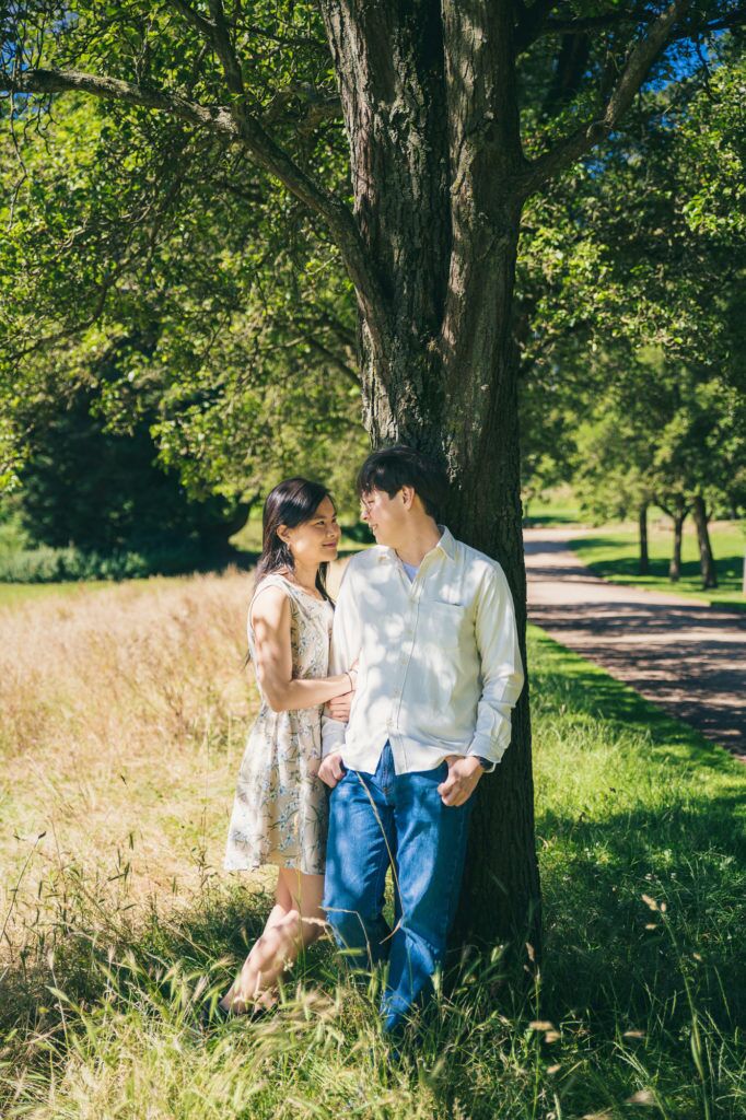 Engagement Photography Pre-Wedding Shoot at Ashton Court Bristol