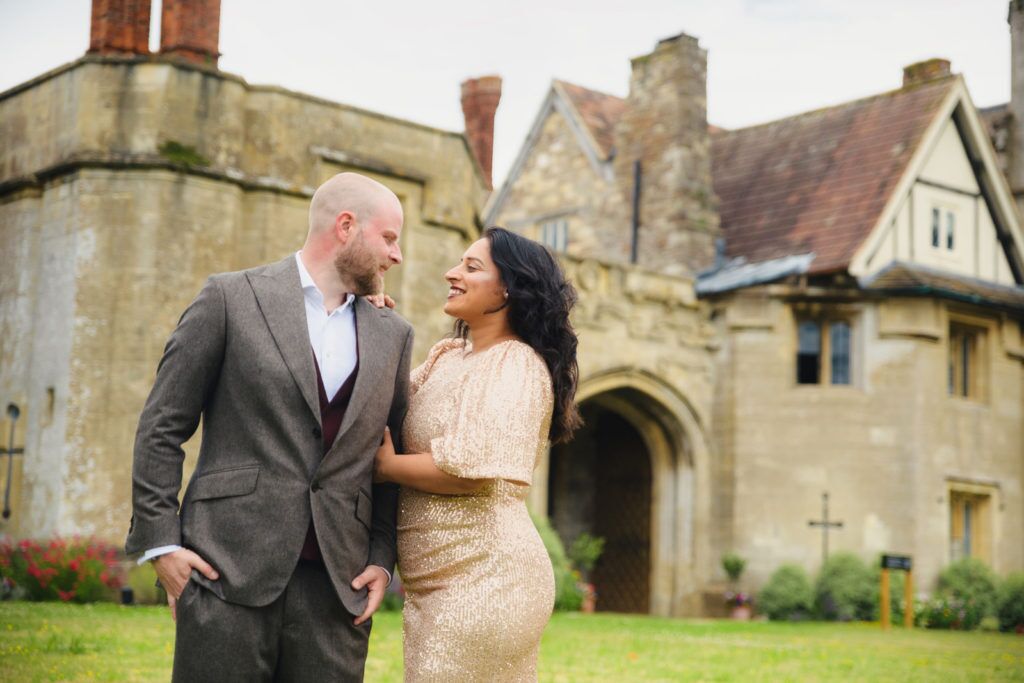 Elopement Wedding Photography at Thornbury Castle Venue
