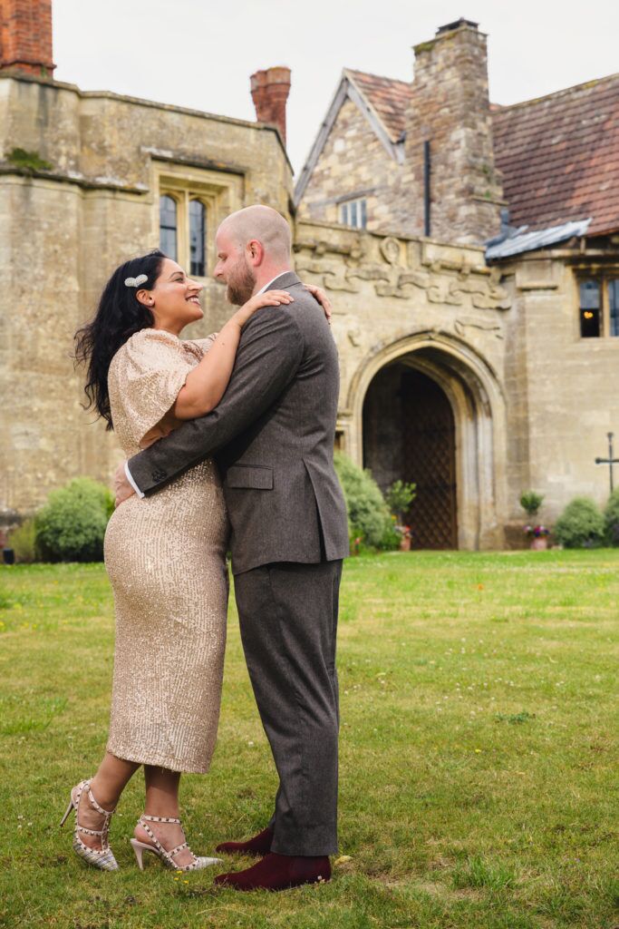 Elopement Wedding Photography at Thornbury Castle Venue