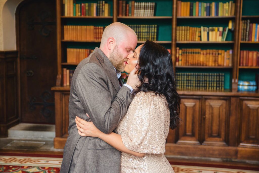 Elopement Wedding Photography at Thornbury Castle Venue