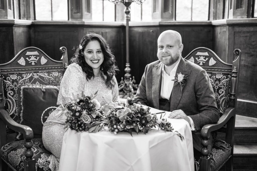 Elopement Wedding Photography at Thornbury Castle Venue