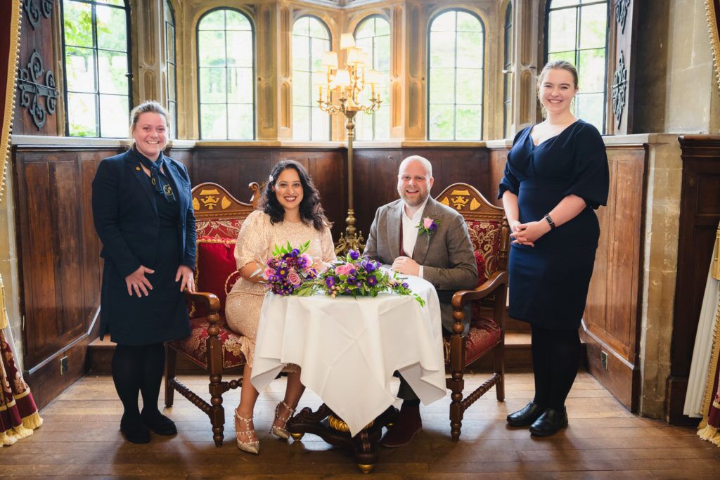 Elopement Wedding Photography at Thornbury Castle Venue