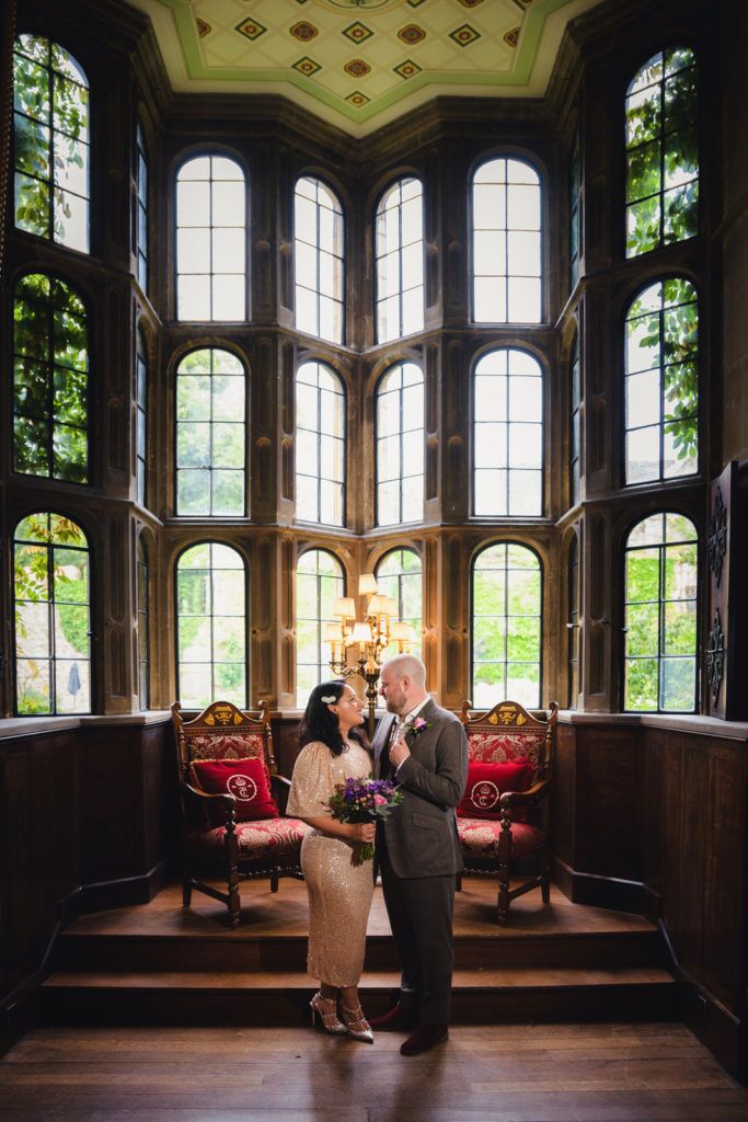 Elopement Wedding Photography at Thornbury Castle Venue