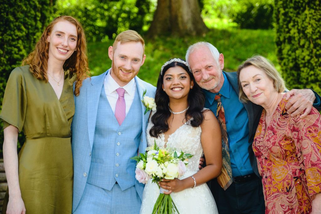 Group Wedding Photography at Coombe Lodge Venue