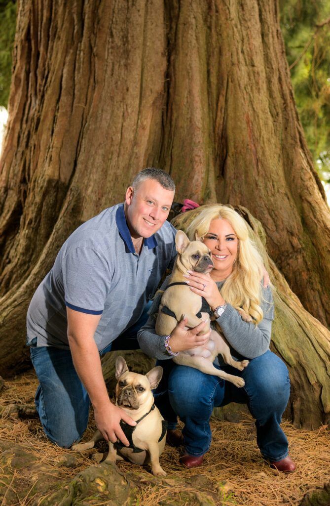 Engagement Photography Pre-Wedding Shoot Ashton Court with Dogs