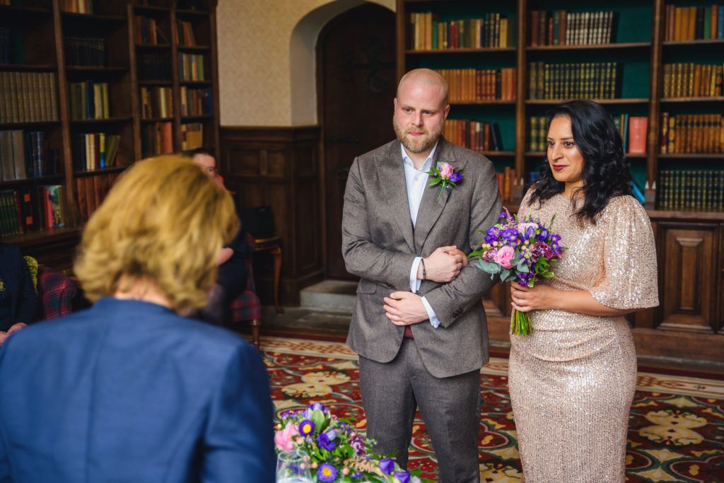 Elopement Wedding Photography at Thornbury Castle Venue