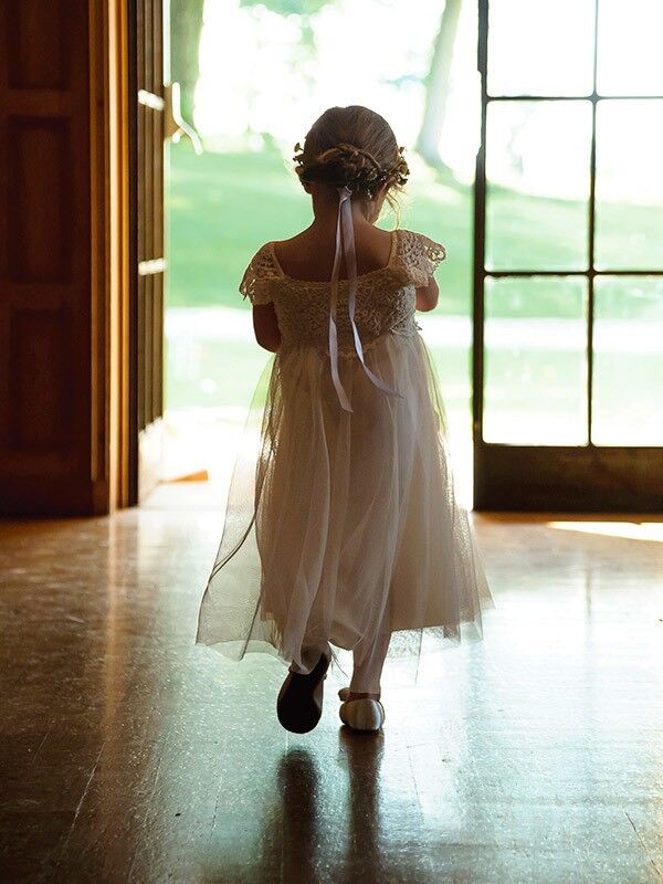 Flower Girl Wedding Photographers Bristol at Coombe Lodge