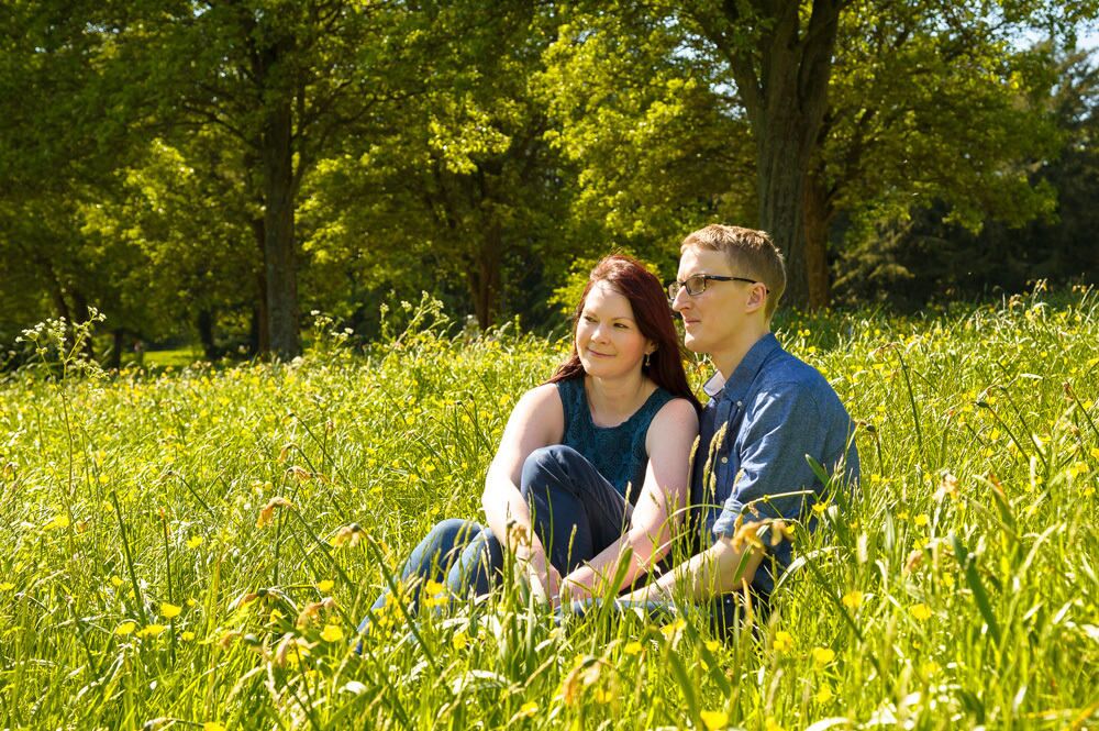 Engagement Photography Pre-Wedding Shoot at Ashton Court Bristol