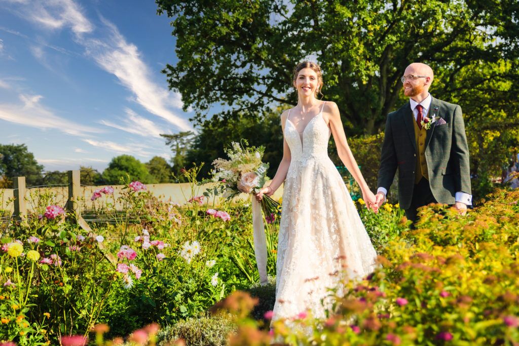 Bride &amp; Groom wedding photography at Old Down Estate