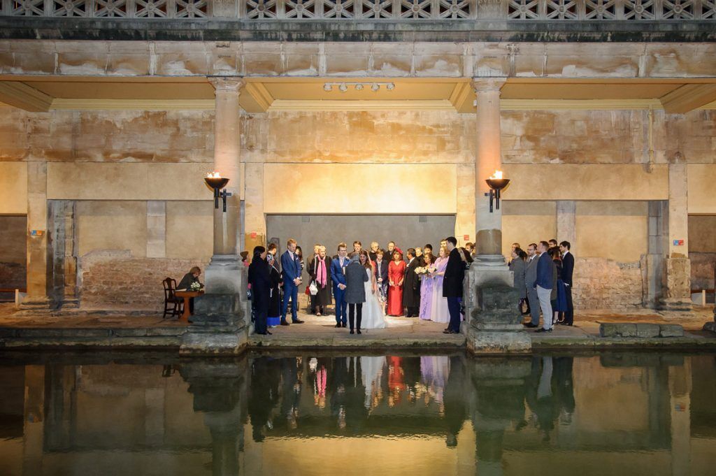 Wedding Photography at The Roman Baths