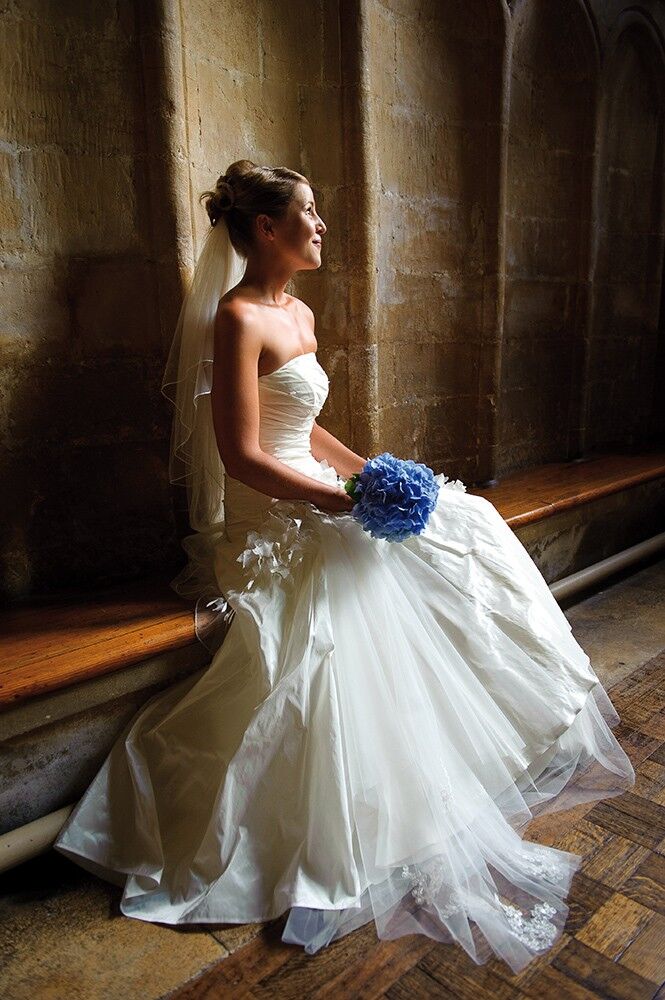 Beautiful Bride wedding photography at Bristol Cathedral