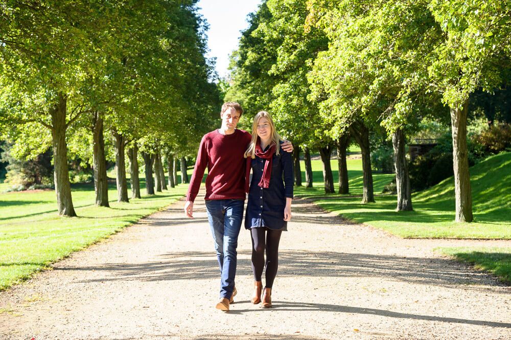 Engagement Photography Pre-Wedding Shoot at Ashton Court Bristol