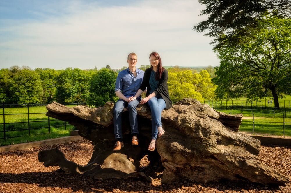 Engagement Photography Pre-Wedding Shoot at Ashton Court Bristol