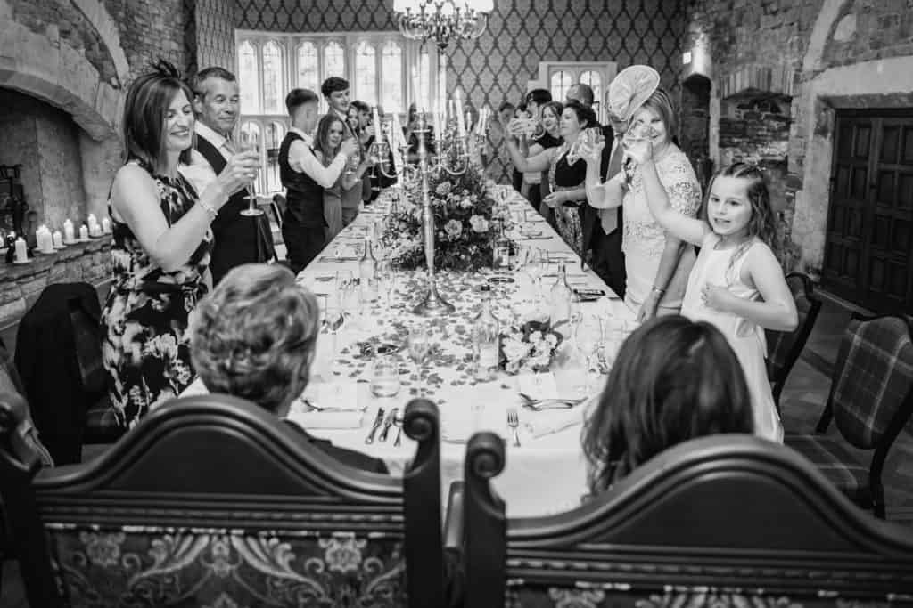 Speeches Wedding Photography at Thornbury Castle Venue