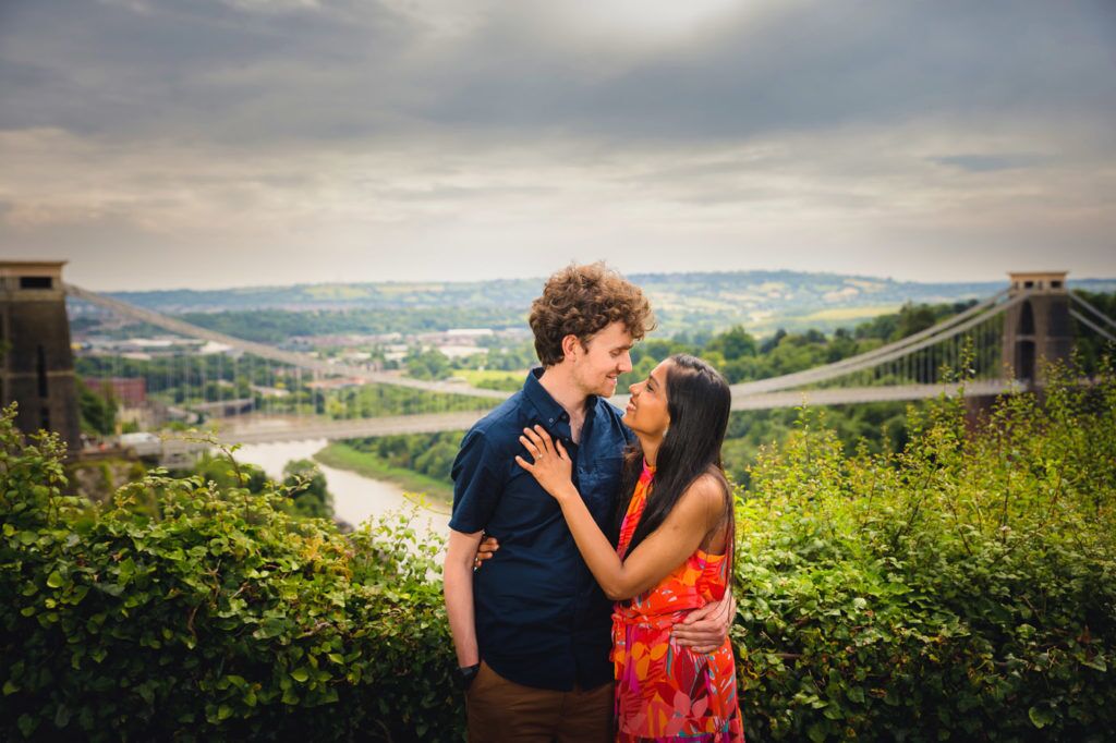 secret-proposal-at-Clifton-Observatory_17 Engagement Photography Pre-Wedding Shoot at Clifton Suspension Bridge